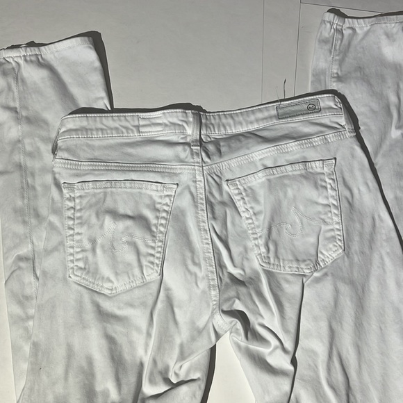 Adriano Goldschmied The Stilt Cigarette leg white sz 27 R w/ defects - Picture 5 of 7